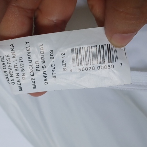 David's Bridal Fit and Flare Slip Skirt Sz 12 - Picture 5 of 5